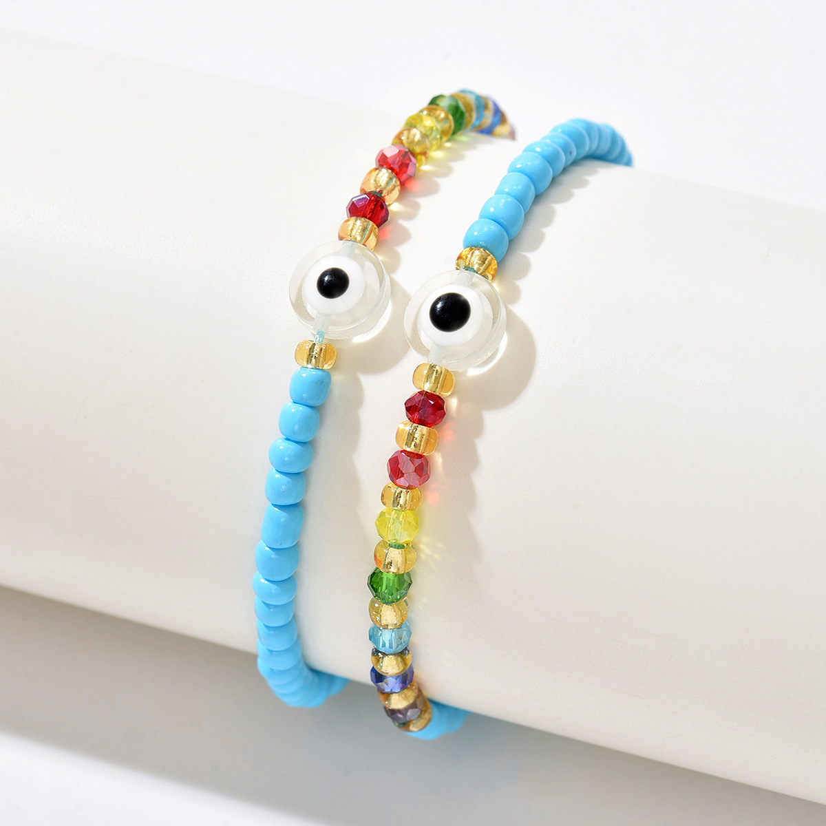 Lucky Evil Eye Red String Bracelet Protection Beaded Jewellery_voghion.com
