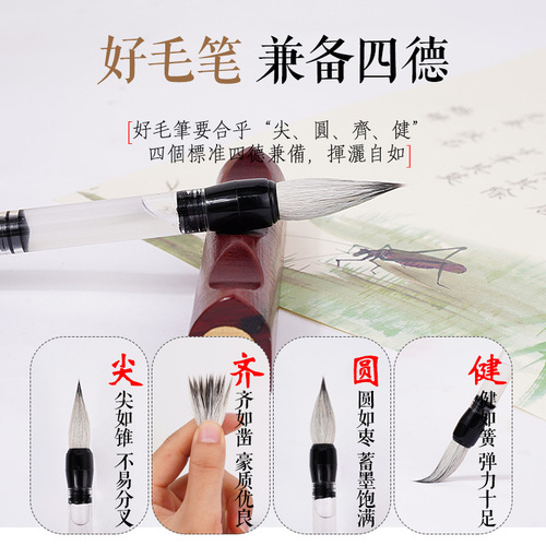 Tap water soft pen fills water and stores water. It also absorbs water and ink. Large, medium and small white cloud orchid bamboo manufacturers wholesale.