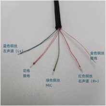 适用Kingston金士顿黑色旋风暴风飓风维修耳机线替换线连接音频线