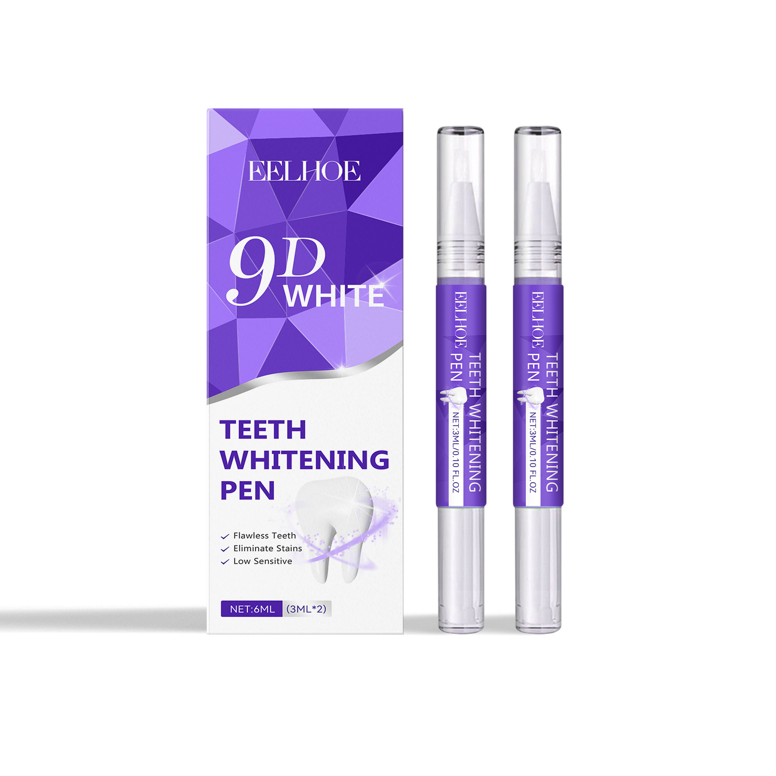 Cross-Border EELHOE Teeth Whitening Pen Teeth Stain Remover Dental Cleaning Care Oral Hygiene Fresh Breath Stain Wholesale