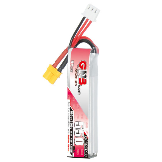 GNB high energy 550mah 2s 7.6V 100C HV Silver Swallow Tinyhawk brushless model aircraft FPV lithium battery