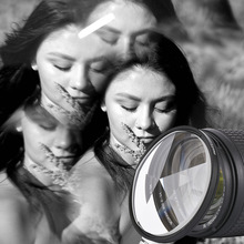 五面分像特效相机77mm滤镜棱镜重复影像数码单反镜头配件影视道具