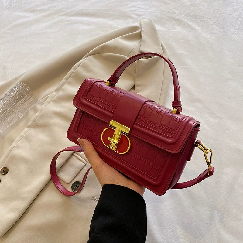 Handheld box, one-shoulder bag, high-end, 2023, (Cross-border trading)