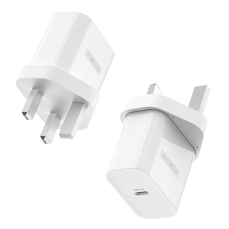 Aplicable a Apple pd20w cargador fábrica al por mayor carga rápida inteligente tipo-C estándar europeo carga cabeza estándar británico cargador de viaje