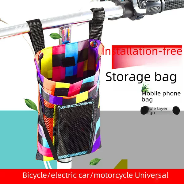 Electric Car Front Storage Bag Battery Car Hanging Bag Car Hanging Bag Waterproof Storage Pocket Mobile Phone Bag