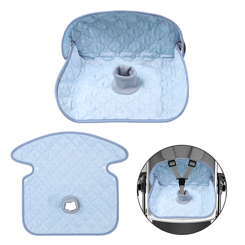 New Baby Stroller Seat Cushion, Beanie Fleece Warm Dining Chair Cushion, Diaper Pad, Kids Seat Cushion, Waterproof and Dirt-Resistant
