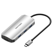 ѸTOIϵType-CתHDMI+VGA+USB 3.0x3+PDչϽ0.15