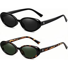 Q 42296 Retro Oval Sunglasses UV Protection ������Բ̫����