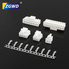 PHDC 2.0mm间距胶壳PHD带扣插头线束双排公头插头端子线孔座接口