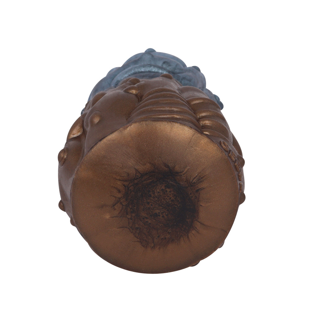 Colorido de silicona pene entrenador cielo estrellado agujero en forma taza aviones hombres masturbación juguetes sexuales vagina inversa molde