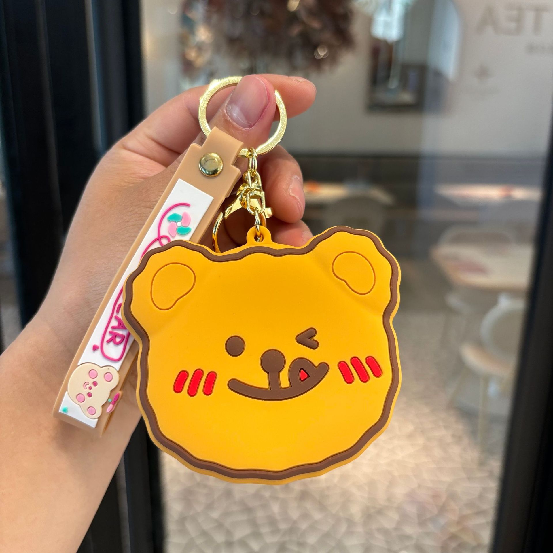 Transfronterizo Kapibara llaveros Kulomi bolsos de cambio llaves colgantes bolsos accesorios pequeños regalos al por mayor