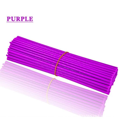 Motorcycle Safety Supplies, steel wire decorative wheel spoke - purple