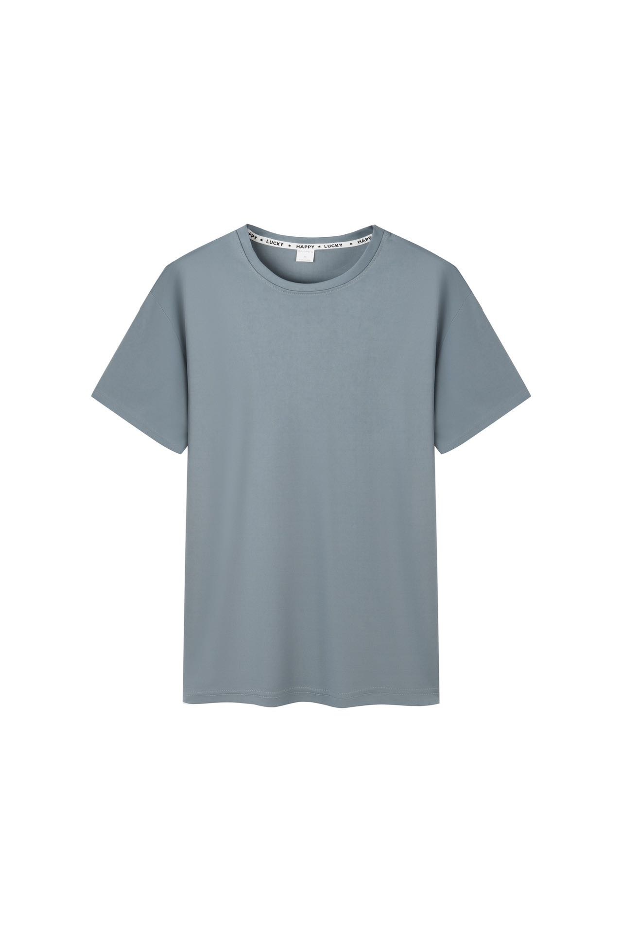 Nueva camiseta de manga corta de cuello redondo casual suelta ropa de trabajo simple ropa de fiesta impresa LOGO impresión al por mayor en stock