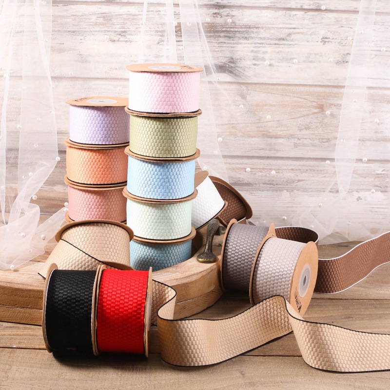 Solid color double-sided hairgrip handmade with bow