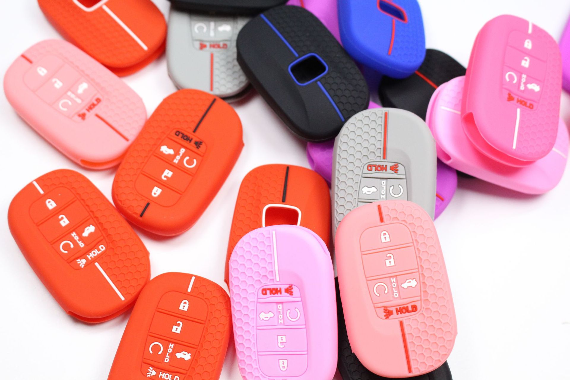 Suitable for Honda Civic crv Accord Jed remote control key set 11 generation Honda 5 key silicone key case