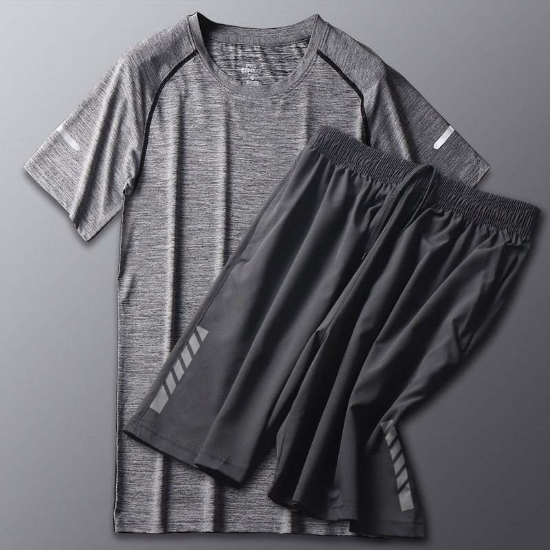 Trajes de bádminton de mangas cortas de hielo para hombres, tenis de mesa de secado rápido, ropa de verano suelta y transpirable para mujeres