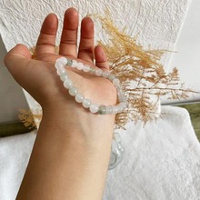 天山翠手串新疆金丝玉串珠飘花玉手饰手链单圈女工厂批发直播代发