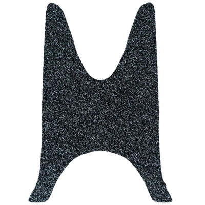 Suitable for Honda Old Xi Shark Motorcycle Foot Mat Modified Battery Car Waterproof Silk Ring Foot Mat WH125T-9A/10 (Electric vehicle foot mat) - black-silk-hoop-floor-mats