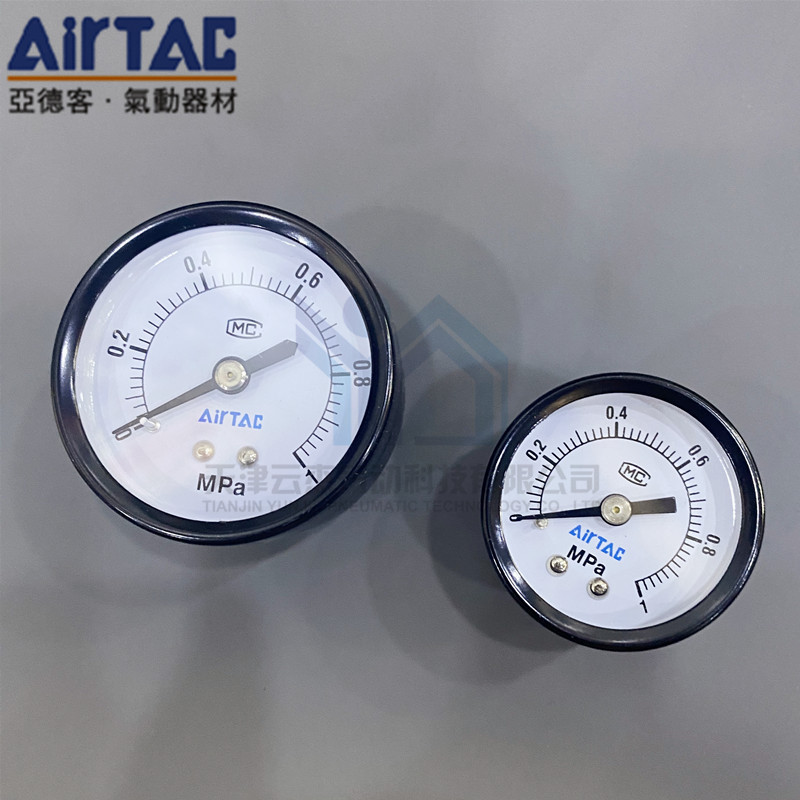 亚德客AIRTAC 标准型压力表GS-30 GS-40 GS-50 0~1MPA