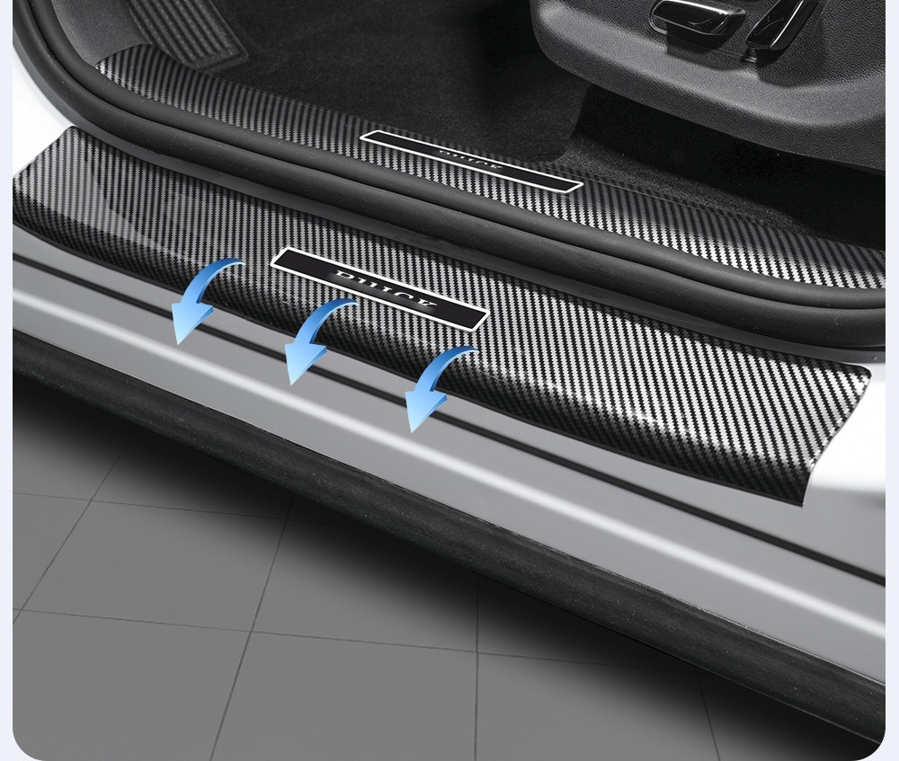 Suitable for Buick E7: door sill trim, welcome step, trunk protector, and car protection and decoration accessories