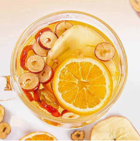 Apple Hawthorn Hot Orange Tea 100g Cold Brew Herbal Tea Bags 10 Pack Sugar Free specifications