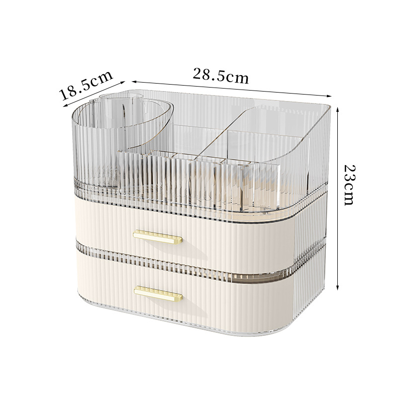 Caja de almacenamiento de cosméticos, tocador para el hogar, lápiz labial de alta capacidad, productos para el cuidado de la piel, estante transfronterizo multifuncional