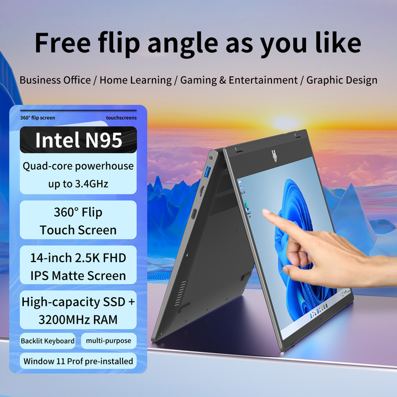 New Yoga N95 Laptop Notebook Laptop Touch Screen Touch Screen