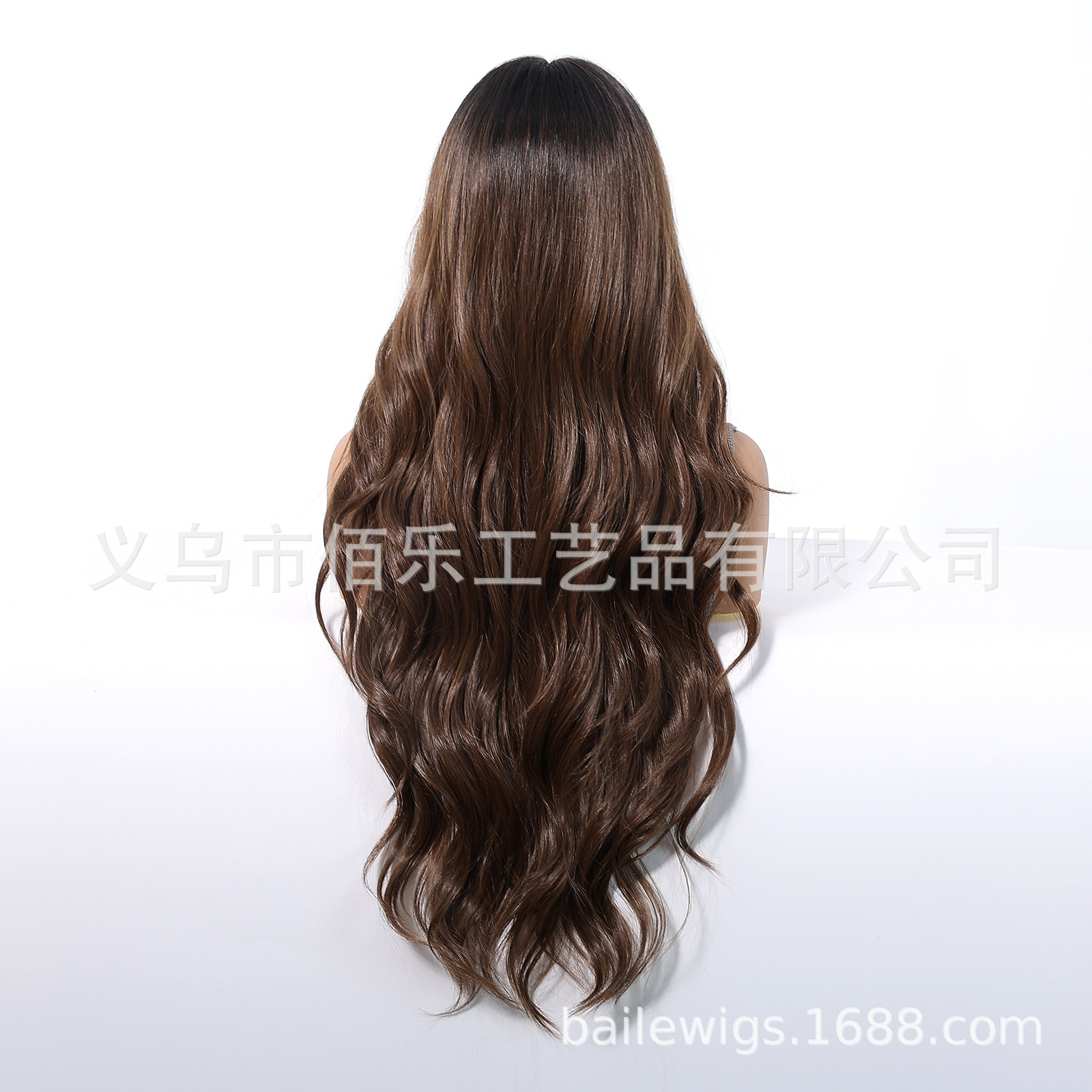 13 * 6 gran área de encaje peluca marrón picado teñido cabello largo rizado guapa de cabeza completa tejida a mano cosida aleatoria peluca de encaje image 5