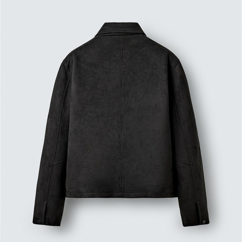 TAOP & ZA principios de primavera nueva chaqueta de textura de terro para hombres chaqueta de moda americana 8281350