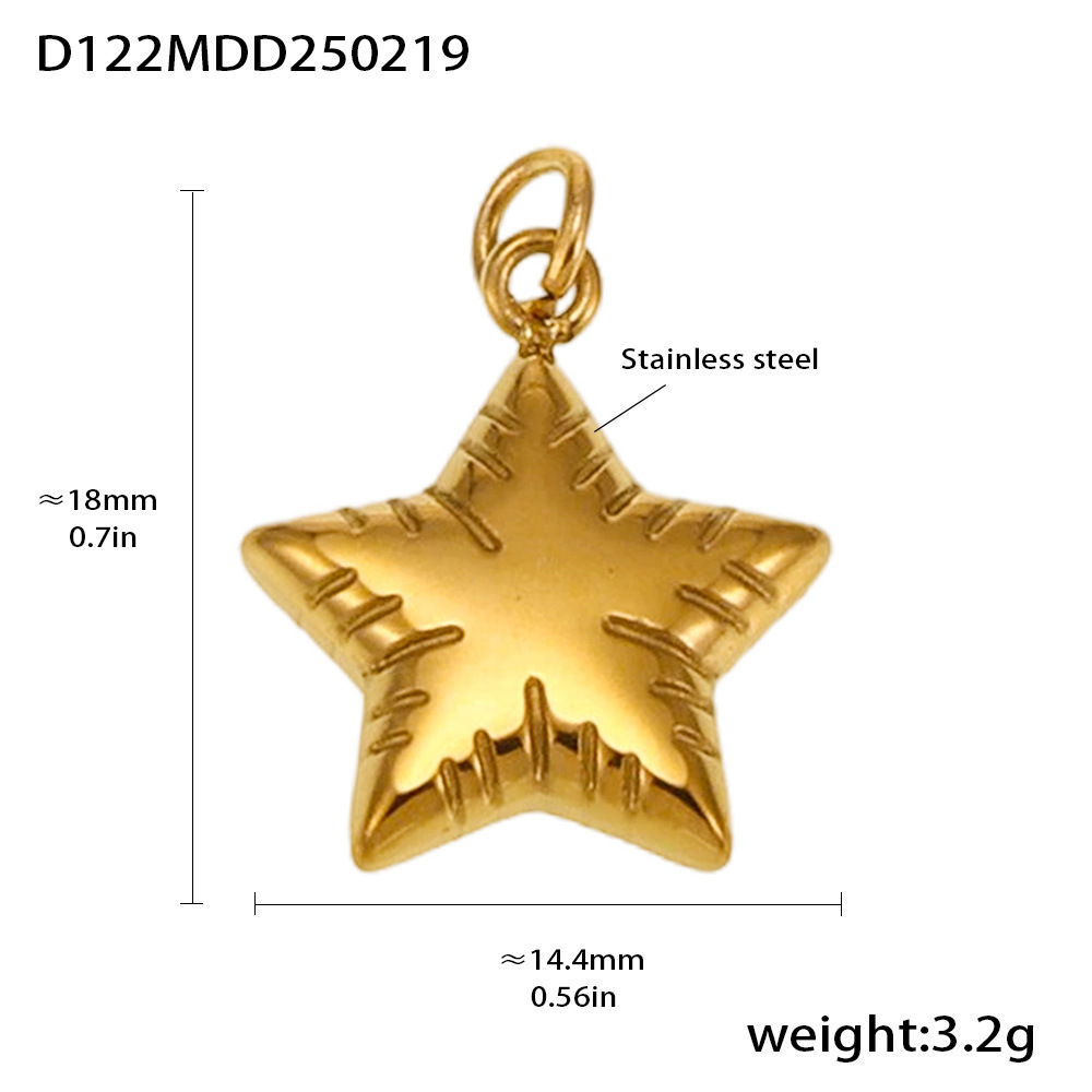 Moda misteriosa OL estilo personalidad colgante de acero inoxidable 18k oro real transfronterizo solo para los fabricantes de bombas europeas y americanas al por mayor