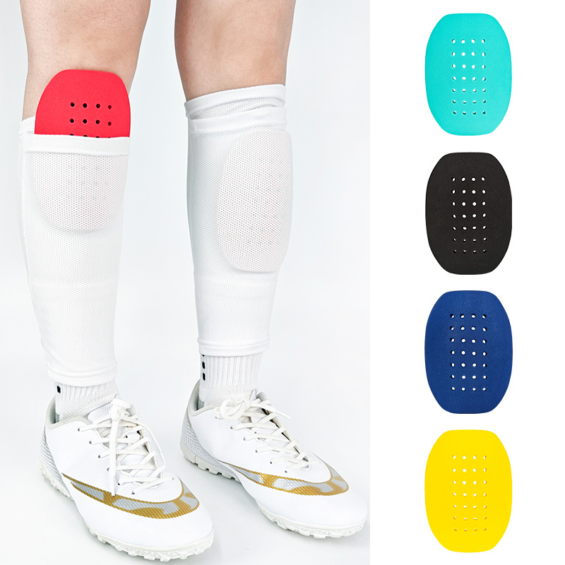 Foreign Trade In-Stock Sponge Football Shin Guards for Adults, Insert-Type Shin Guards for Children, Training and Competition Cycling Leg Socks Protective Gear