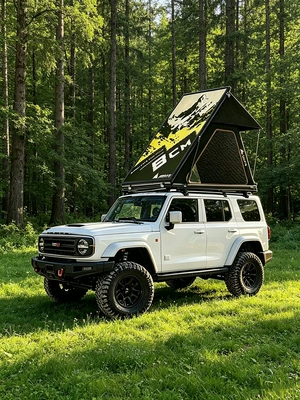 Avtomobil dam çadırları Tent, Ultra-Thin 8cm Aluminum