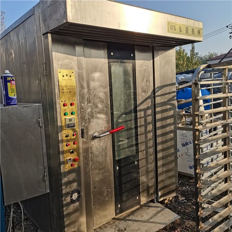 二手32盘热风旋转炉 智能热风旋转烤炉 电加热旋转烤炉燃油式烤炉