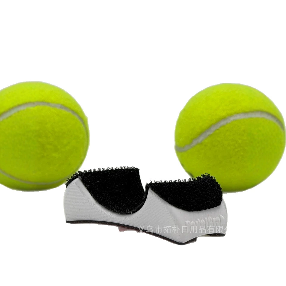 Держатель для теннисного мяча (PadelGrab) компактный быстрый подъём, лёгкий зажим, белый 7,5×3,2×2,6 см