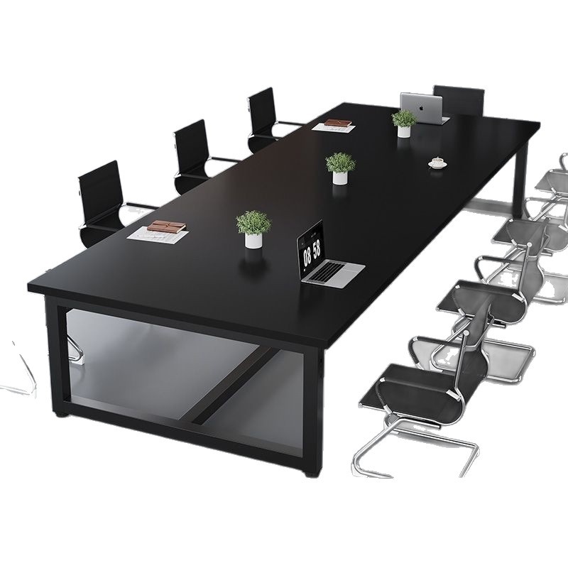 Mesa de conferencias Mesa larga Mesa de oficina moderna simple Mesa de oficina rectangular Mesa grande Mesa de negociación Mesa de entrenamiento Mesa de trabajo