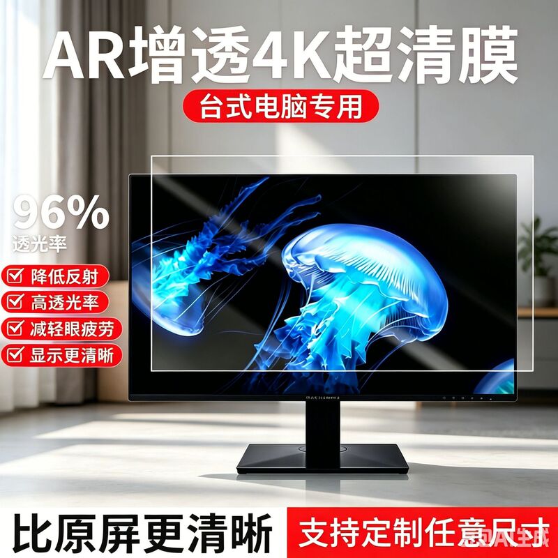 Ar Anti-Reflective Computer Protective Film 27inch Anti-Reflection 24inch Monitor Ar Anti-Reflective Anti-Fingerprint Screen Protective Film