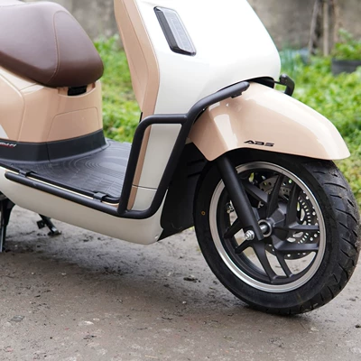 Motorcycle bumper Bumper Front and Rear Guard - black-matte-front-bumper