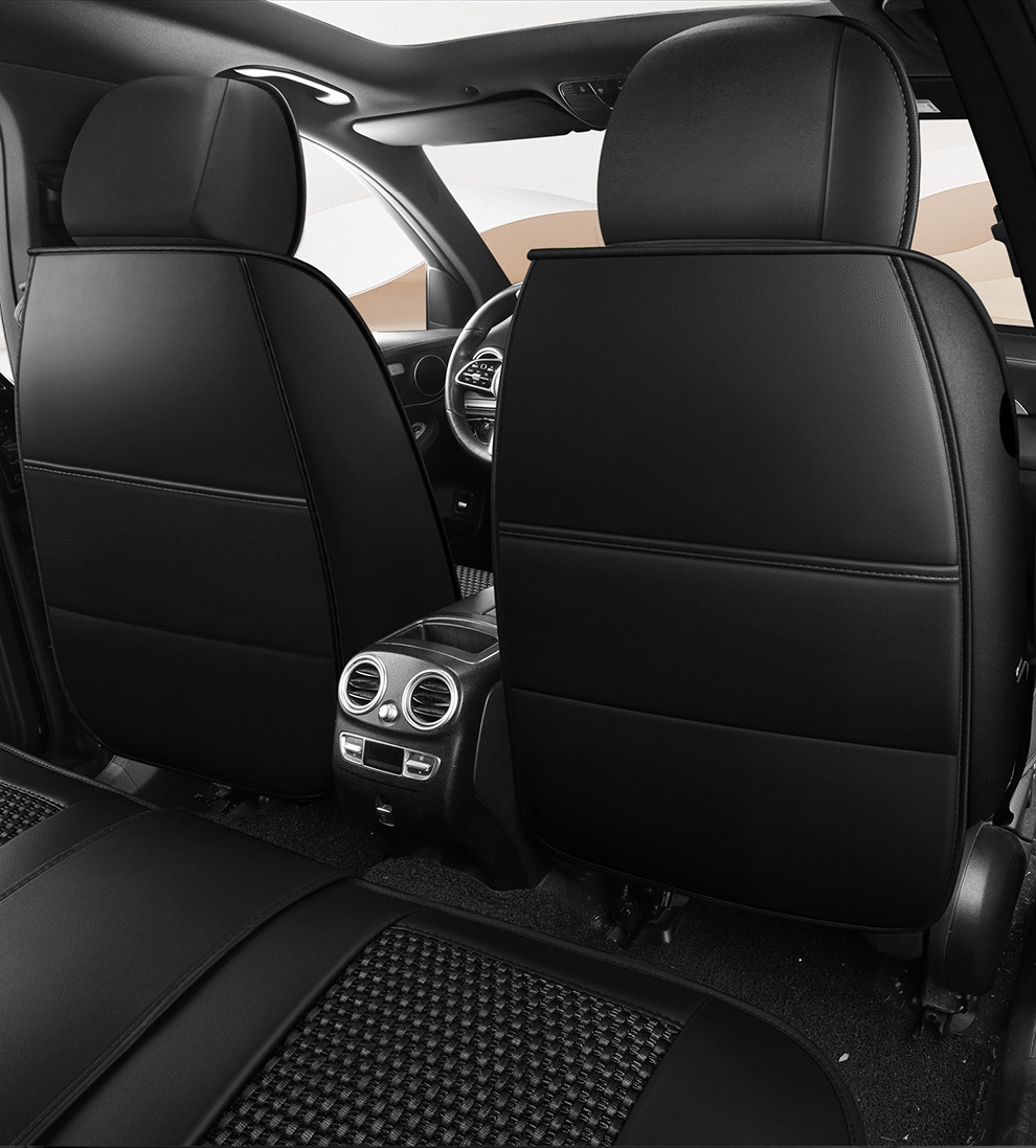 25 Years New Breathable Leather Ice Silk All-Inclusive Four-Season Universal Car Seat Cushion Seat Cover Manufacturer Wholesale Cross-Border