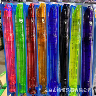 ABS/PP eight-hole color flute children's practice clarinet kindergarten sound toys students musical instruments wholesale