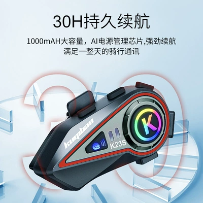 Headset with Light Full Half – Motorcycle Helmet Headset