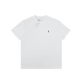Cotton T-Shirt--White with Black Logo