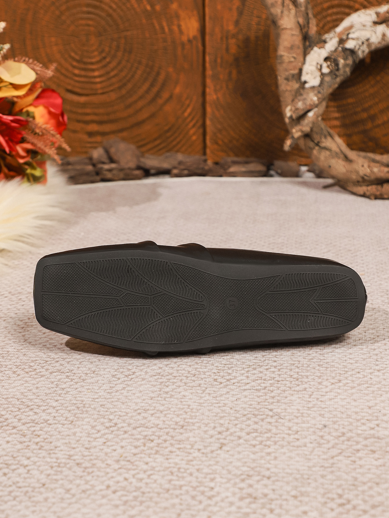 Scarpe slip-on da donna con plateau e punta quadrata, taglie forti, modello chiuso, nuovo stile autunnale_voghion.com