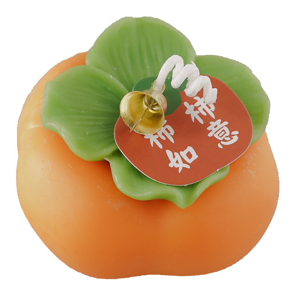 Caqui incienso cera de regalo de Año Nuevo empresa etiqueta personalizada OEM procesamiento de cera de modelado creativo