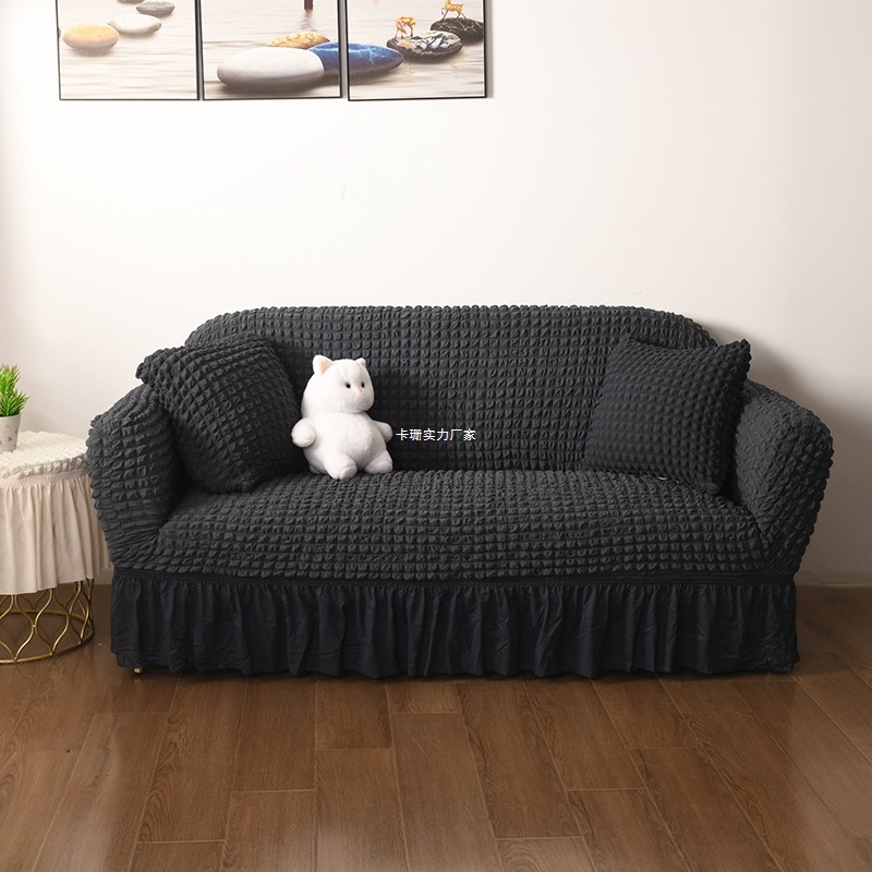 Funda de sofá de estilo europeo, todo incluido, esvástica, nueva cubierta de sofá elástica perezosa universal de cuatro estaciones, cubierta de polvo de sofá doméstico