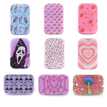 跨境马口铁翻盖烟丝盒 20支装开盖式手卷烟草盒 个性便携随身烟盒