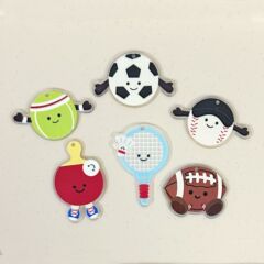 かわいい漫画バドミントンアクリルアクセサリーかわいい diy 手作り携帯電話ケース材料パッケージジュエリーパッチ靴の花
