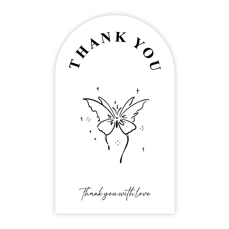 Spot al por mayor rectángulo gracias a la pegatina de sellado de la caja del avión