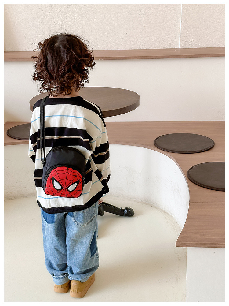 2023 Children's Casual crossbody Bag, New cartoon small crossbody bag for primary school students, portable mobile phone coin purse for boys' Outing undefined