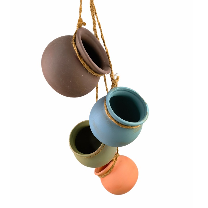 Mini zak cuerda de cáñamo, maceta carnosa, maceta colgante de flores de cerámica, colgante de pared, personalidad creativa, decoración de flores de gres