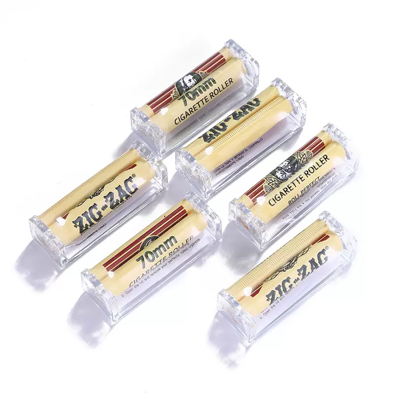 新款热销ZIG70MM110MM棕色卷烟器便携式手动填充器